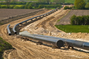 Pipeline Konstruktion zum Gas-Transport
